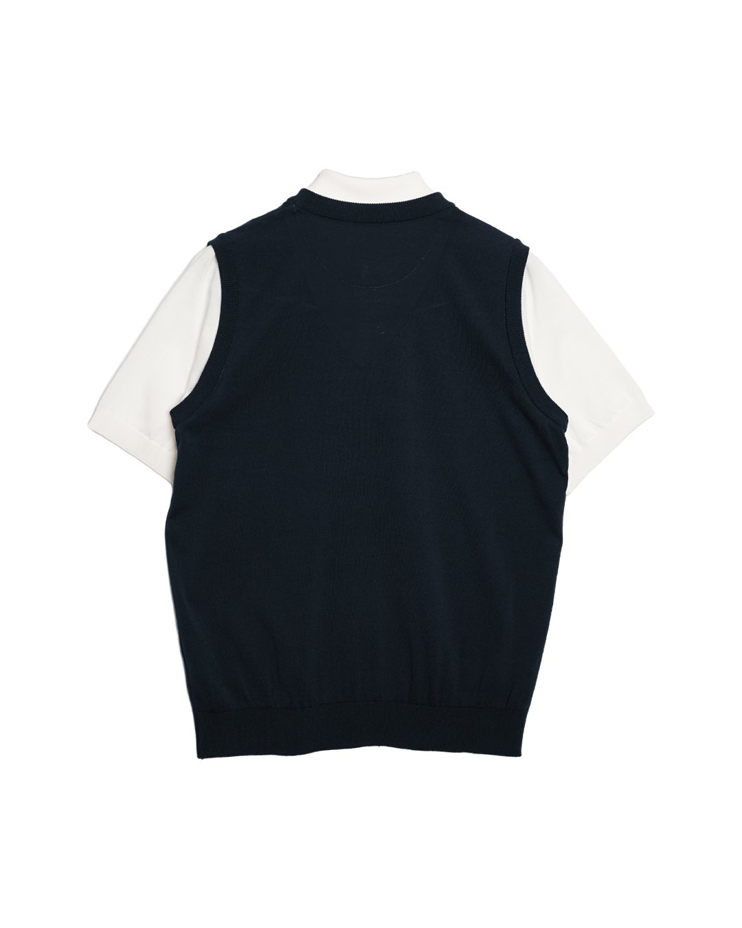 CLUBHAUS Fake-Layered Vest + Polo '26 - Navy |