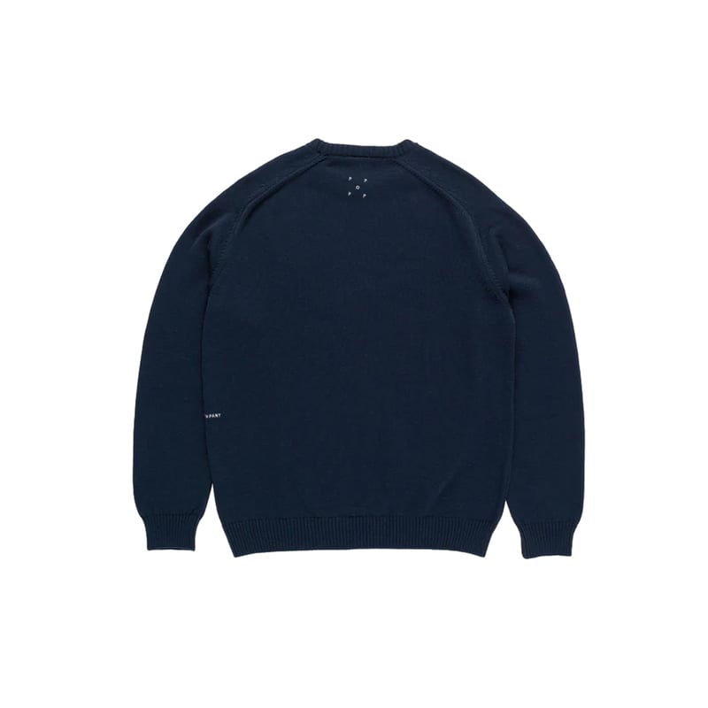 POP Knitted Joy Crewneck - Navy | CLUBHAUS | クラ