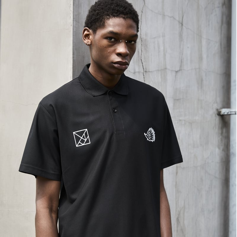 ○CLUBHAUS×TANGRAM 5th Anniv. Polo - Black | CLU