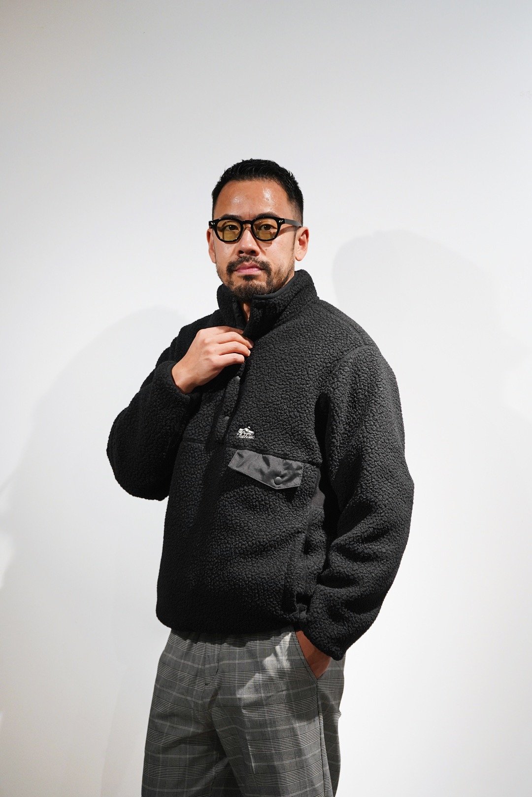 CLUBHAUS Polartec®︎ Fleece 1/4 Pullover - Black