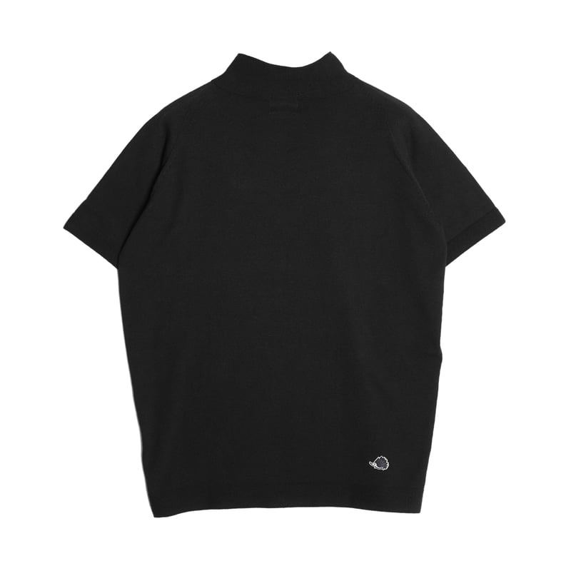 CLUBHAUS × CROWNAFAIR クラブハウス モックネックT(L) CLUBHAUS Knit Mockneck - Black | CLUBHAUS | クラ