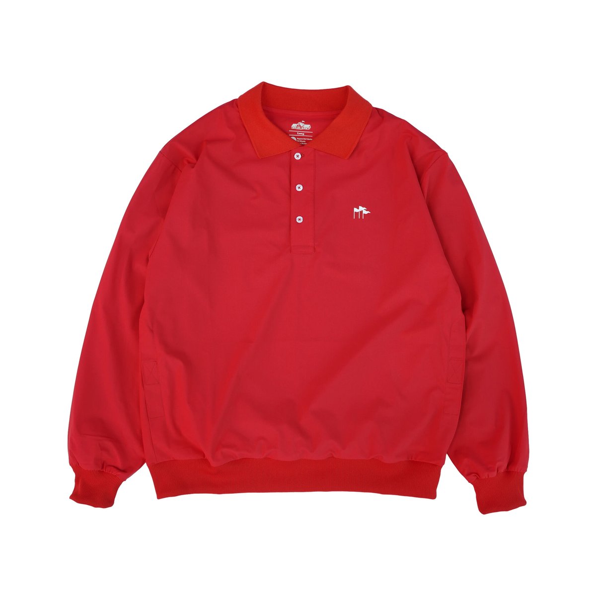 CLUBHAUS Flagship Nylon Polo - Red Mサイズ-