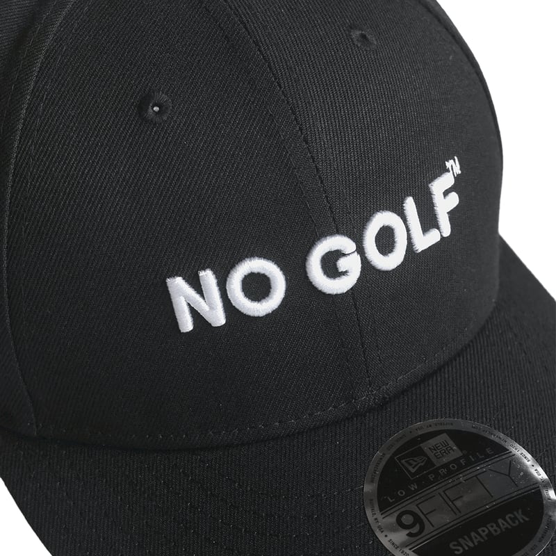 NO GOLF NEWERA 9FIFTY LOGO - Black | CLUBHAUS |