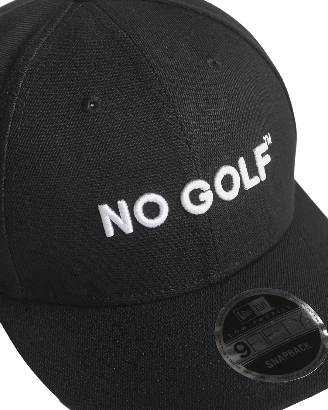 NO GOLF NEWERA 9FIFTY LOGO - Black | CLUBHAUS |