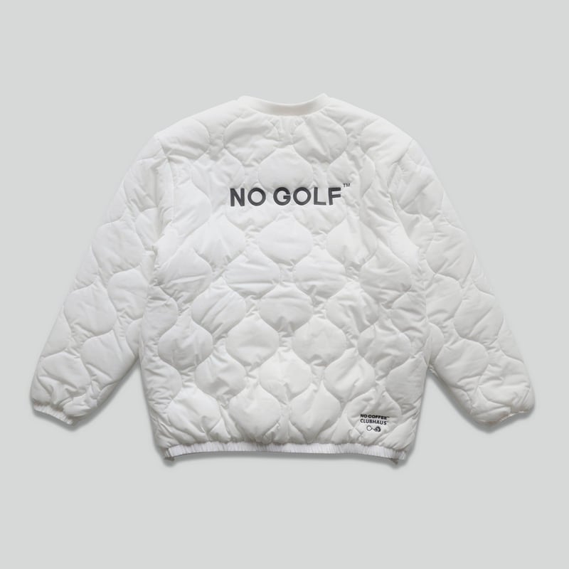 NO GOLF PADDED PISTE L/S - White | CLUBHAUS | ク