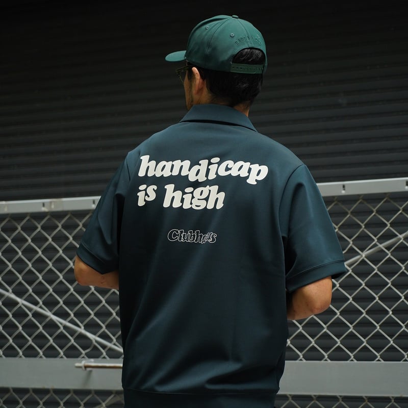 CLUBHAUS Active Polo “handicap is high”- Green  