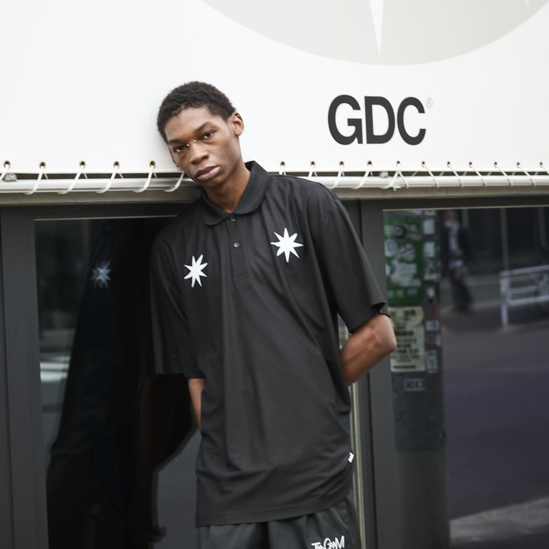 ○GDC×TANGRAM 5th Anniv. Polo “STAR” - Black | C