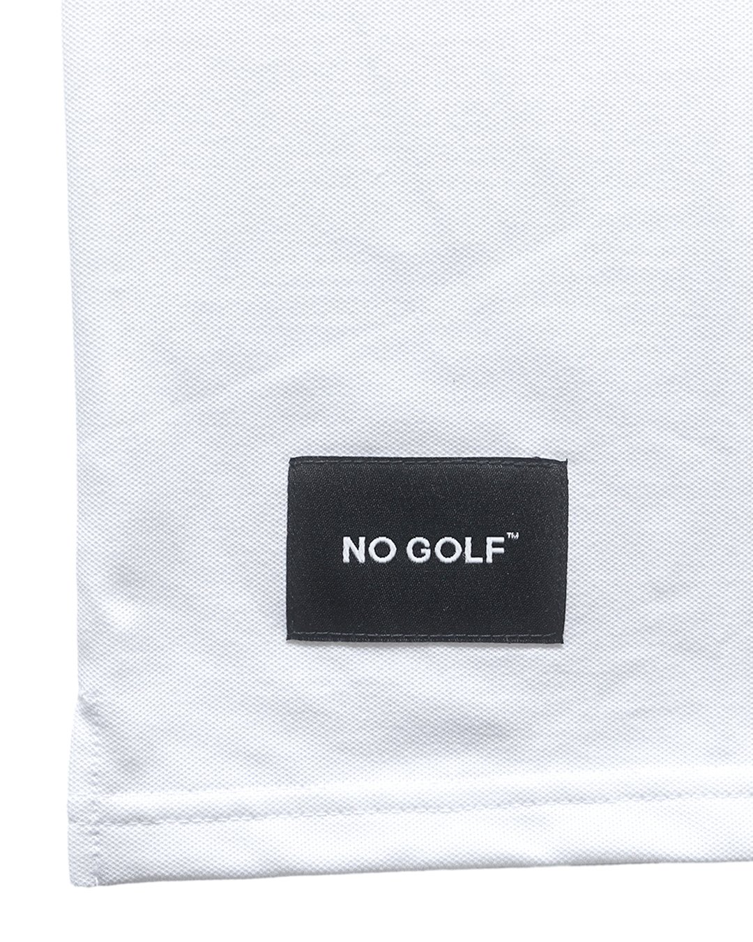 NO COFFEE × CLUBHAUS ヘンリーネックポロシャツ 白 L NO GOLF HENRY NECK POLO SHIRT SS COOLMAX - Whit