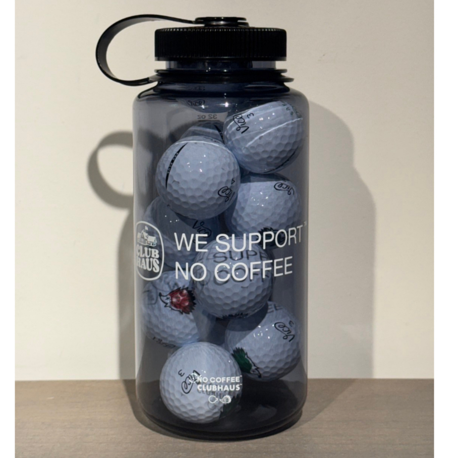 CLUBHAUS NO GOLF ゴルフ タンブラー クラブハウス 水筒　新品 NO COFFEE × CLUBHAUS NALGENE 1ℓ - Clear | CLUBH