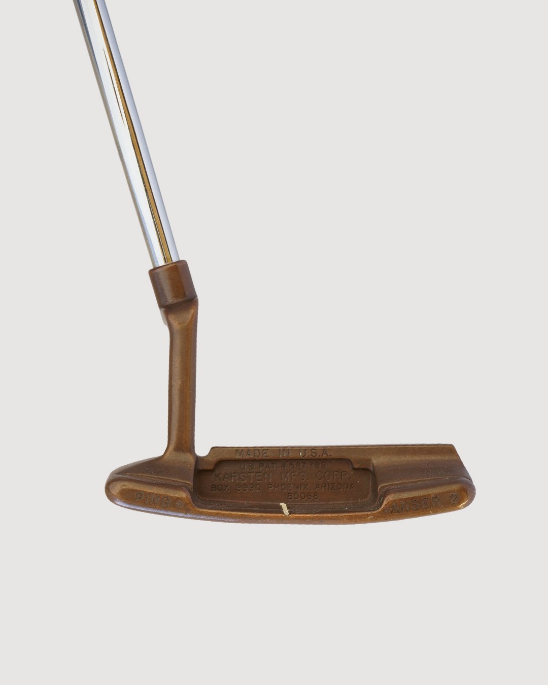 HAPPY TWICE WAPPEN 4leg ブラウン/ゴールド ClubhausLabo. Custom PING Answer2 34inch CH Put