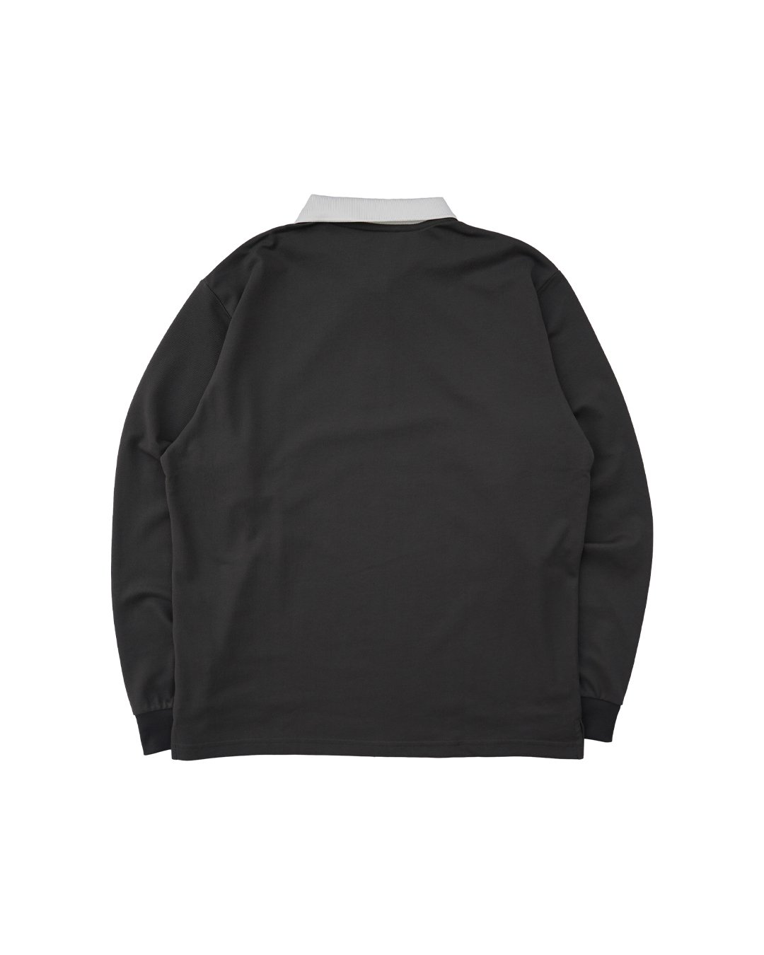 CLUBHAUS Standard L/S Cleric Polo - Gray/White