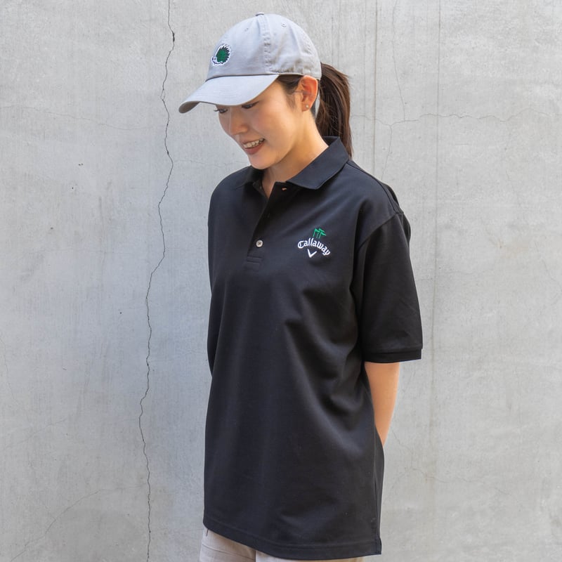 Callaway + CLUBHAUS S/S Polo ブラック　黒　M Callaway + CLUBHAUS S/S Polo ブラック 黒 M Callaway +
