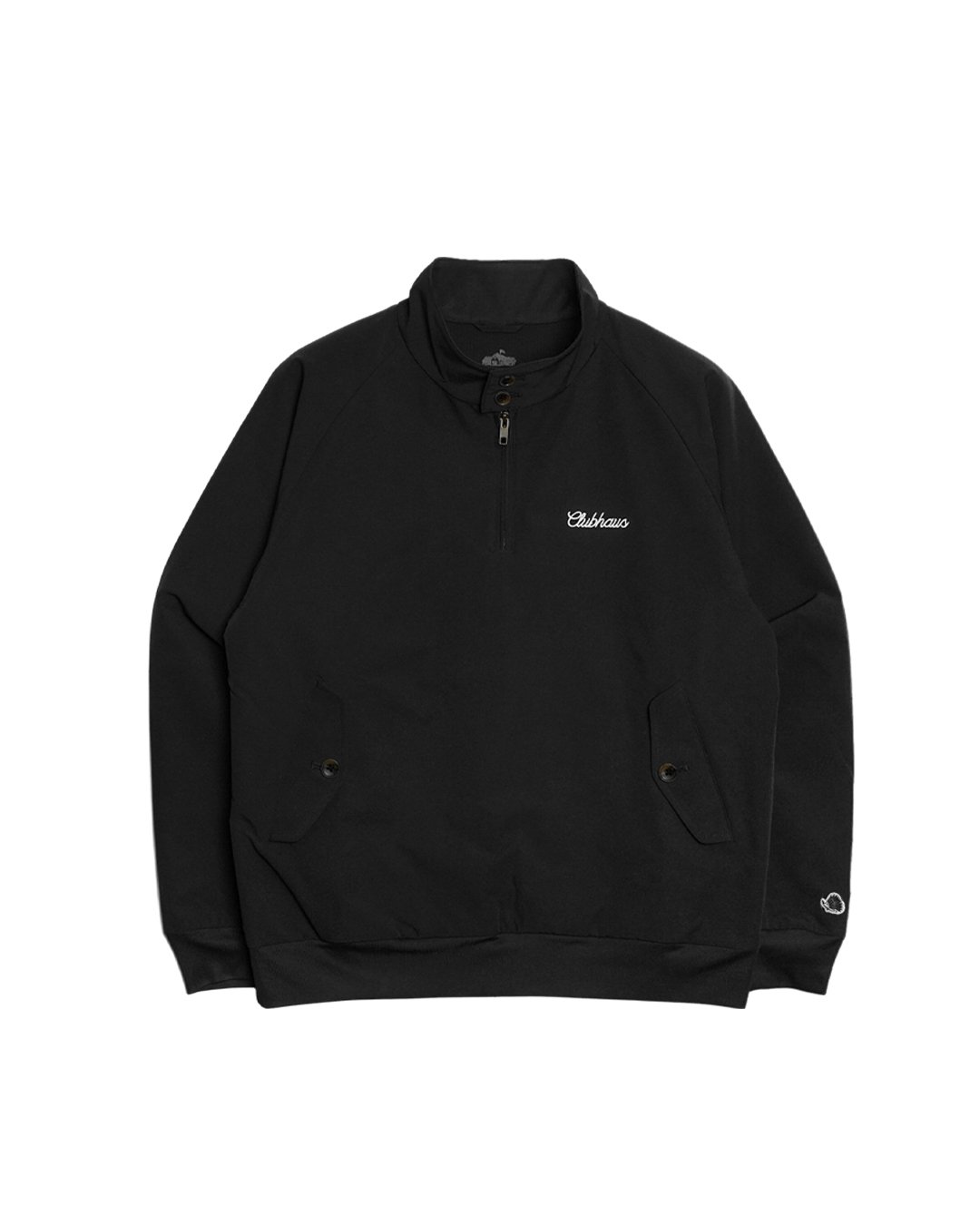 CLUBHAUS C9 1/4Zip Swingtop - Black | CLUBHAUS