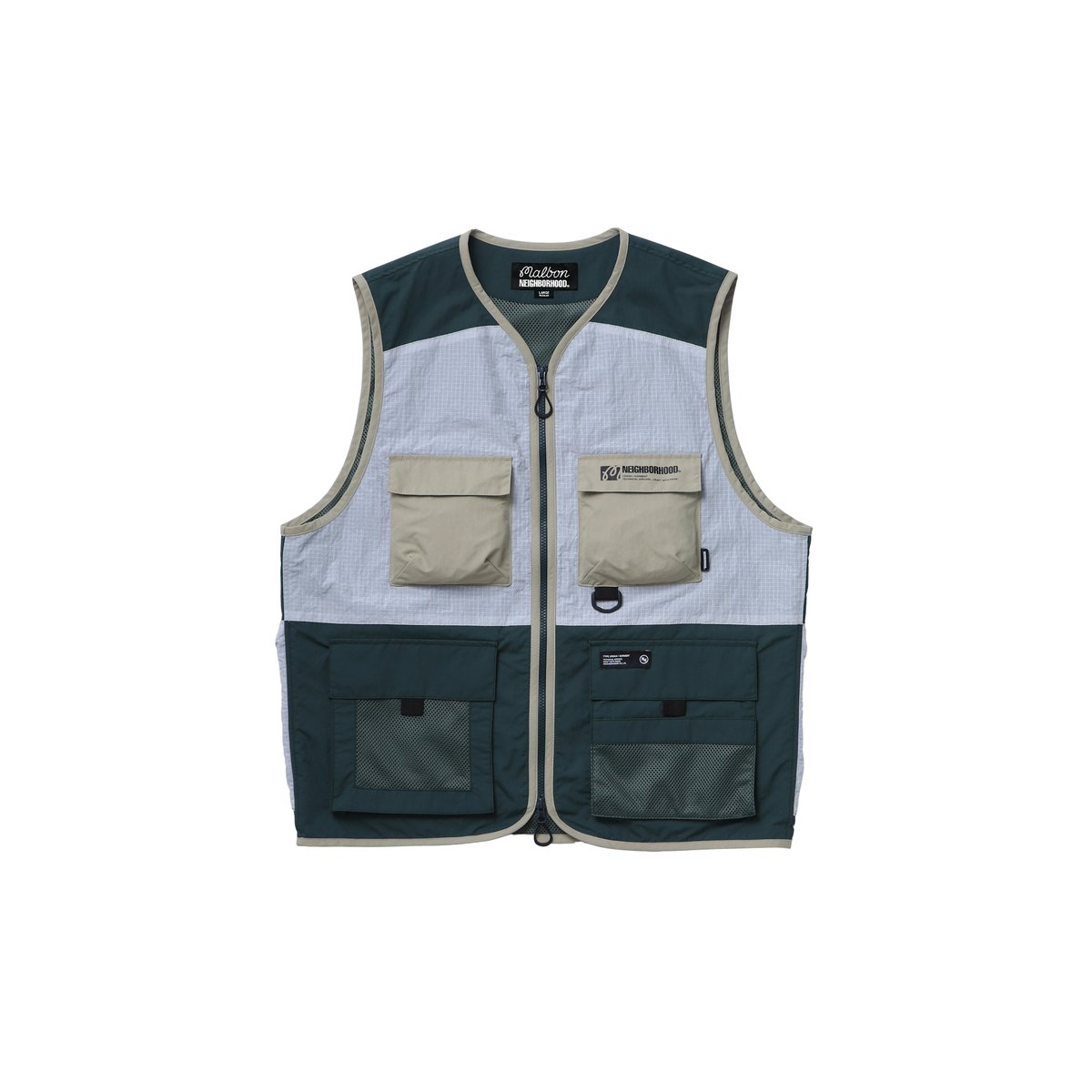 NEIGHBORHOOD X MALBON GOLF TACTICAL VEST - Gree