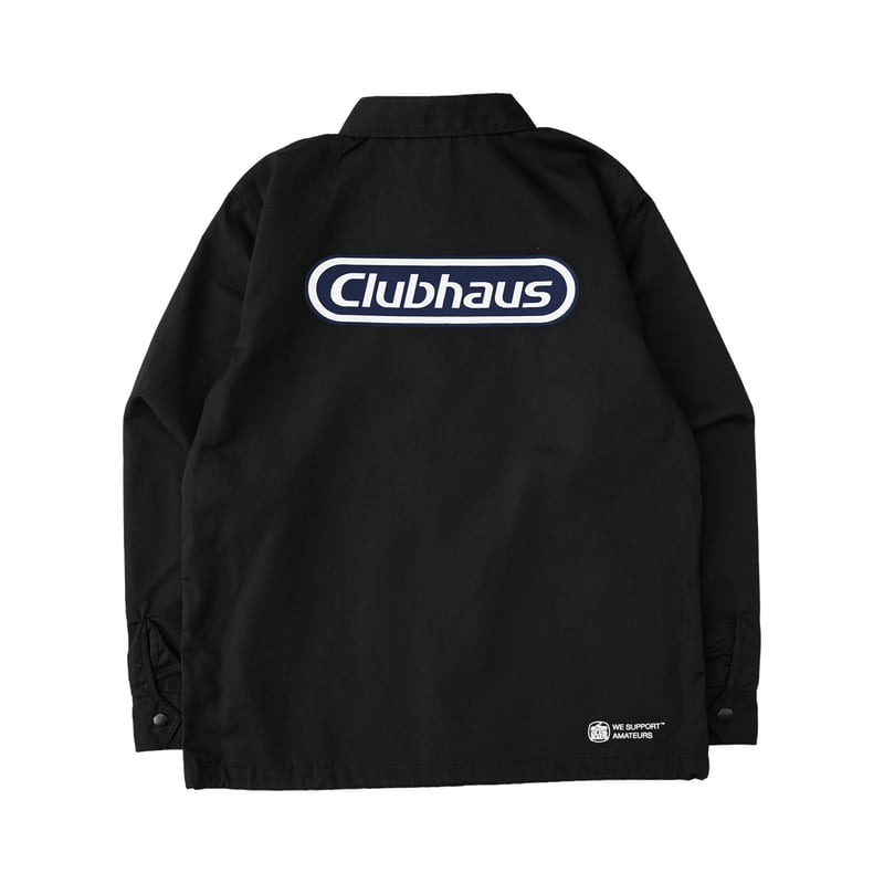 CLUBHAUS X HASEGAWA CoachJKT - Navy Logo | CLUB