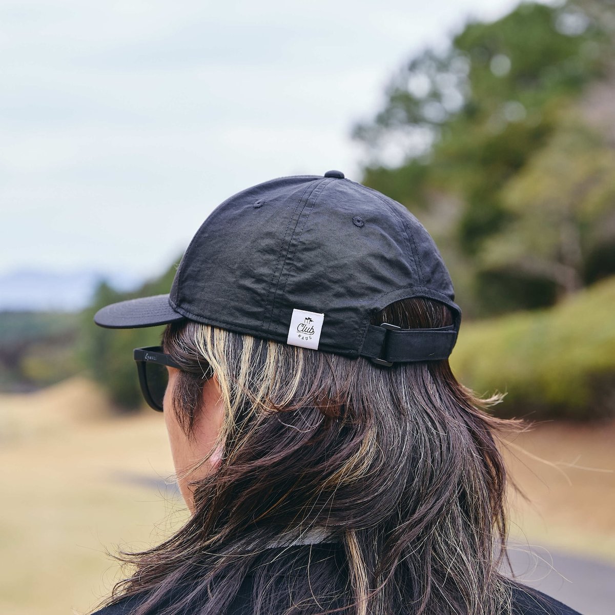 NO COFFEE × CLUBHAUS NYLON CAP - Black