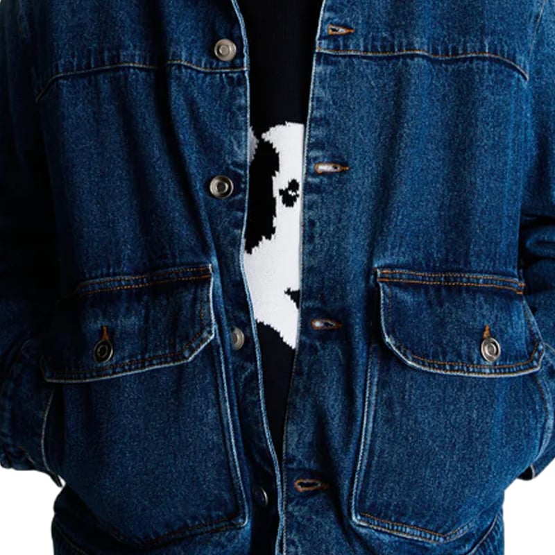 POP Knitted Joy Crewneck - Navy | CLUBHAUS | クラ