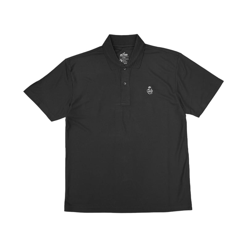 CLUBHAUS “8th Anniversary” S/S Polo - Black | C
