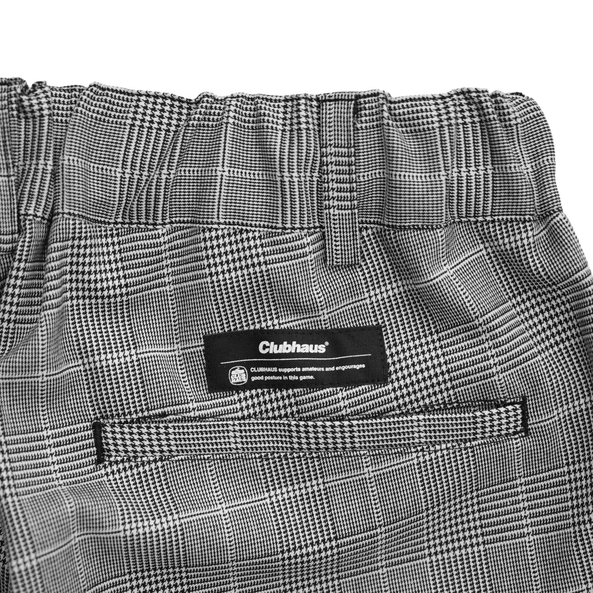 CLUBHAUS Center Press Easy Shorts - Glencheck | CLUBHAUS Center Press Easy Shorts - Glencheck |