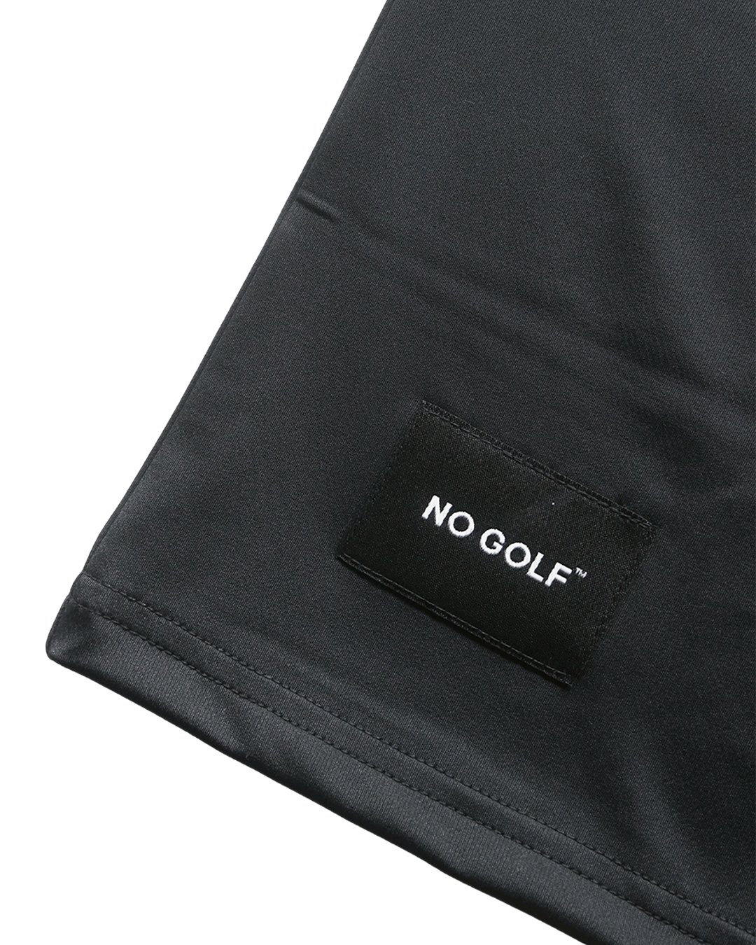 NO GOLF MOCK NECK SS COOLPASS - Black | CLUBHAU