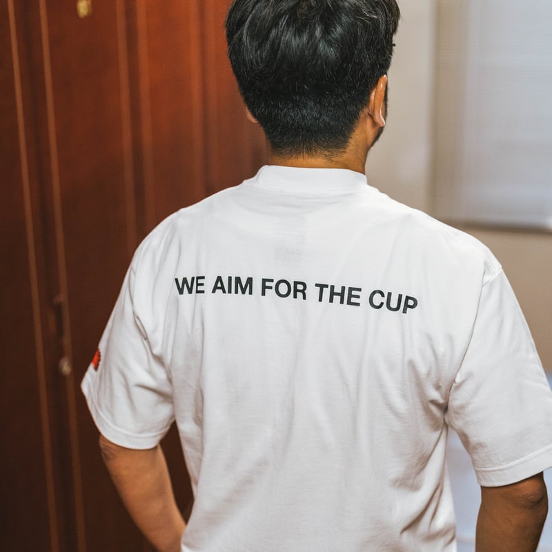 CupNoodle × CLUBHAUS “WE AIM FOR THE CUP CupNoodle × CLUBHAUS “WE AIM FOR THE CUP” T-Shi