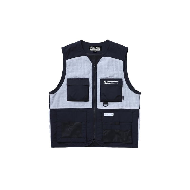 NEIGHBORHOOD X MALBON GOLF TACTICAL VEST - Blac