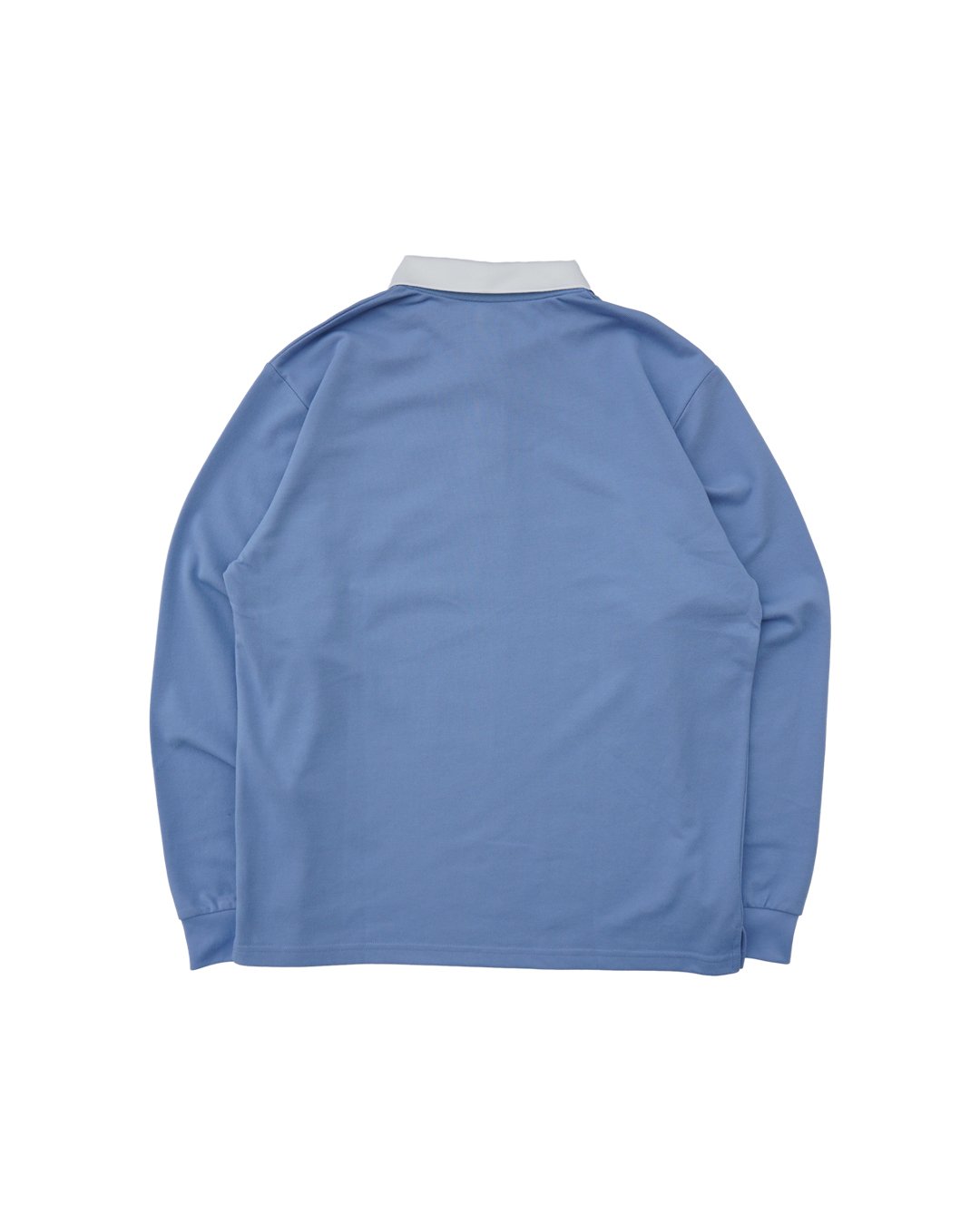 CLUBHAUS Standard L/S Cleric Polo - Sax/White |