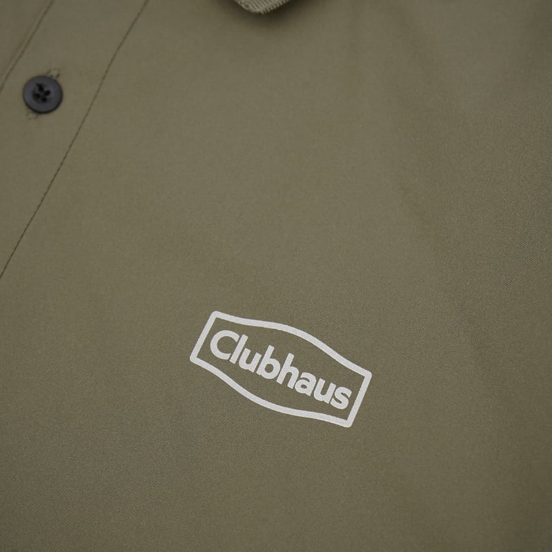 新品/CLUBHAUS RibbedHem Polo - Khaki L CLUBHAUS Reflective Polo - Olive | CLUBHAUS | ク