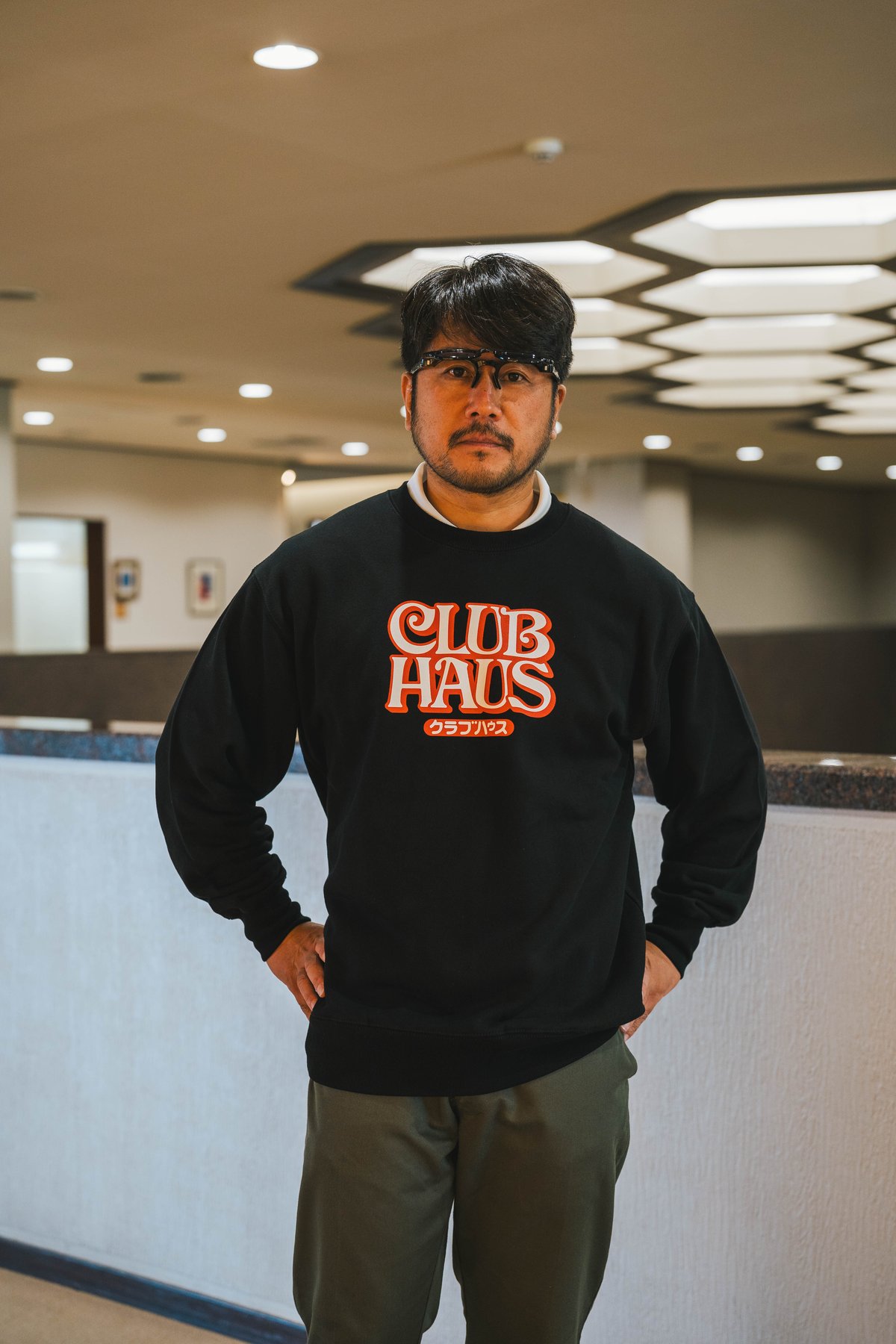 クラブハウス CLUBHAUS Crew Sweat Penguin by CLUBHAUS Crew neck sweat shirt - Bla