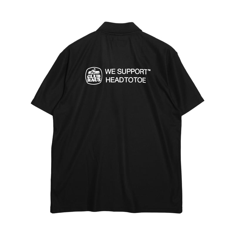HllT × Clubhaus Polo - Black | CLUBHAUS | クラブハウス