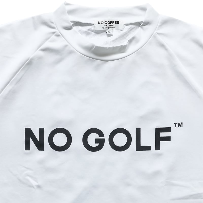 NO GOLF MOCK NECK SS COOLPASS - White | CLUBHAU