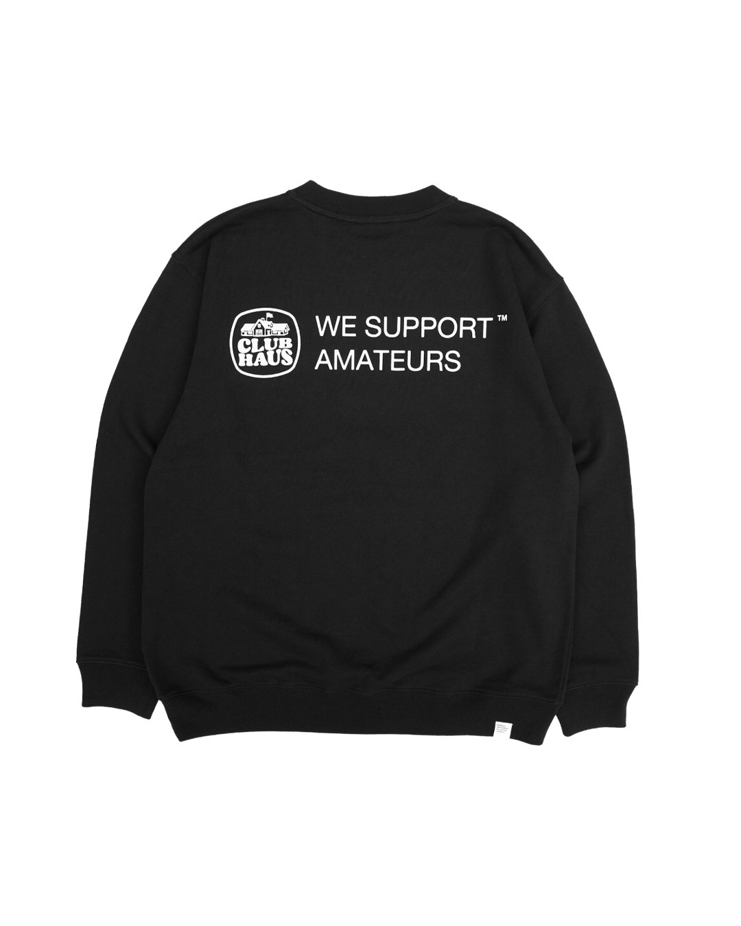 Malbon X CLUBHAUS Crewneck - Black 新品 Malbon X CLUBHAUS クラブハウスCrewneck Black M