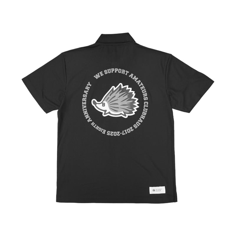 CLUBHAUS “8th Anniversary” S/S Polo - Black | C