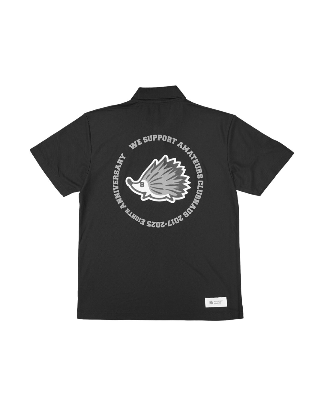 CLUBHAUS “8th Anniversary” S/S Polo - Black | C