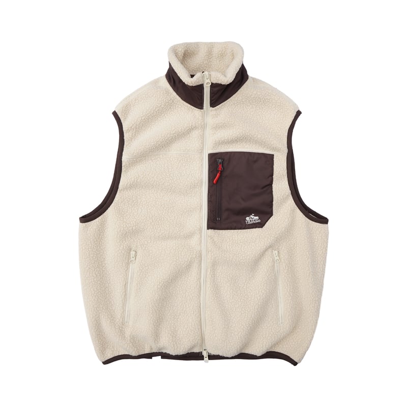 CLUBHAUS Polartec®︎ Fleece Vest - Ivory | CLUBH