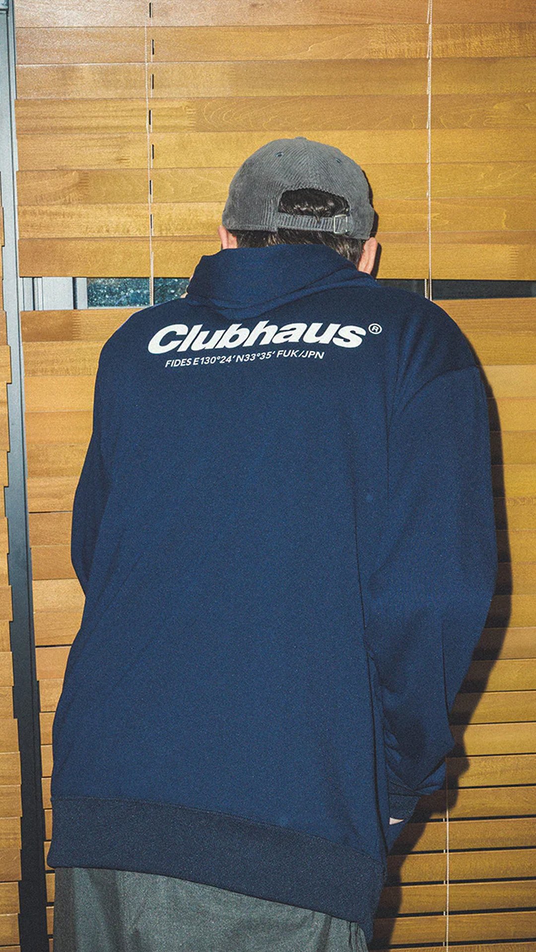 FIDES GOLF ネイビー クルーネックシャツ TOPS | FIDES GOLF