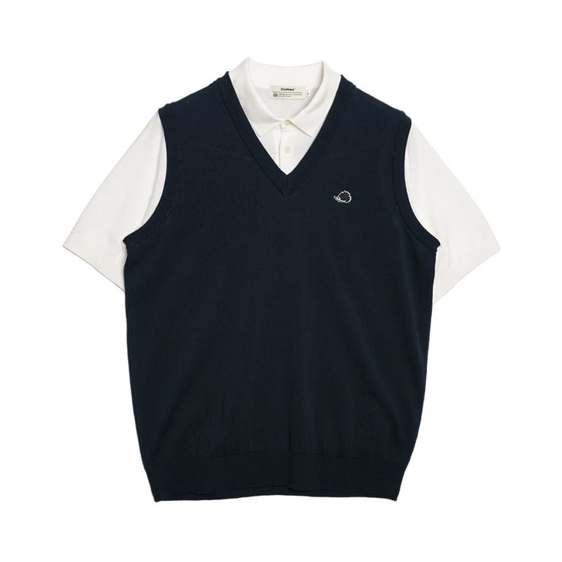 CLUBHAUS Fake-Layered Vest + Polo '26 - Navy |