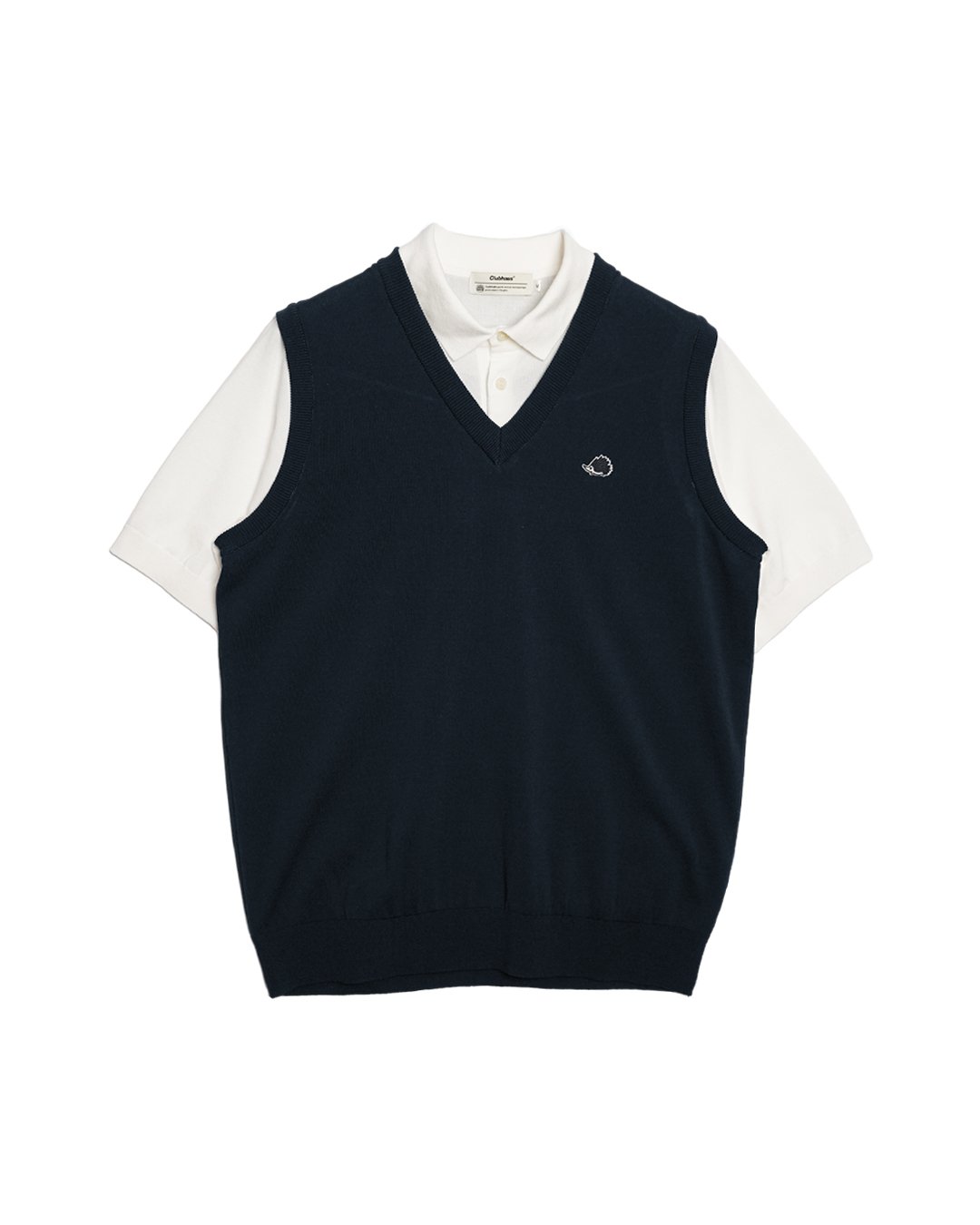 CLUBHAUS Fake-Layered Vest + Polo '26 - Navy |