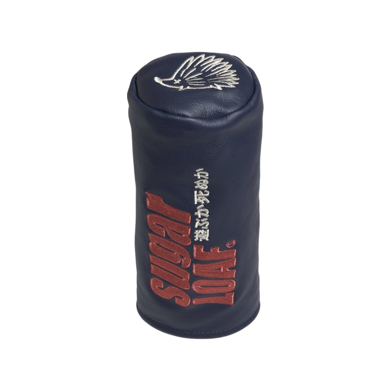 SSC x Clubhaus Barrel Headcover - Navy Leather