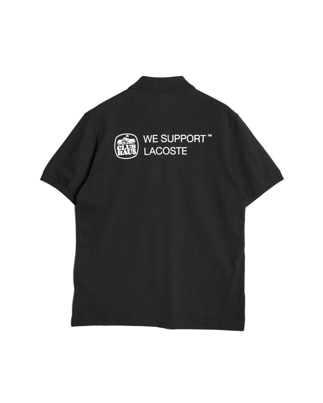 CLUBHAUS x Lacoste L.12.12 Light Polo - Black |