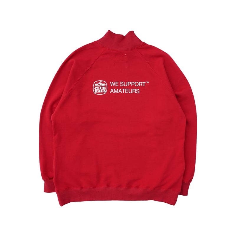 CLUBHAUS “WSA” Highneck SweatShirt - Red | CLUB