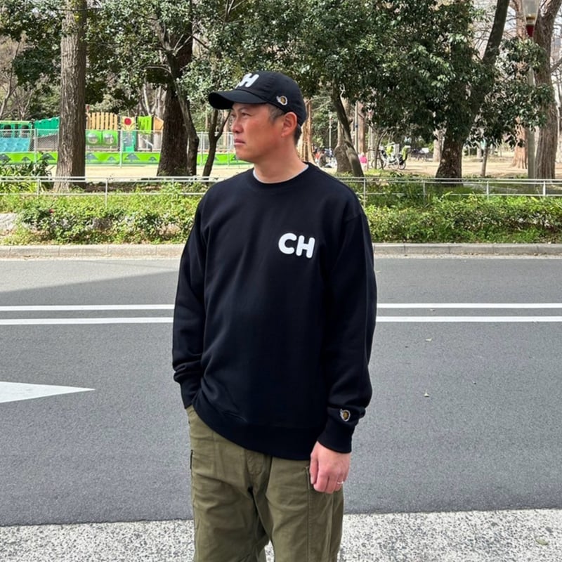 Lサイズ CH is for CLUBHAUS Crew Sweat Black
