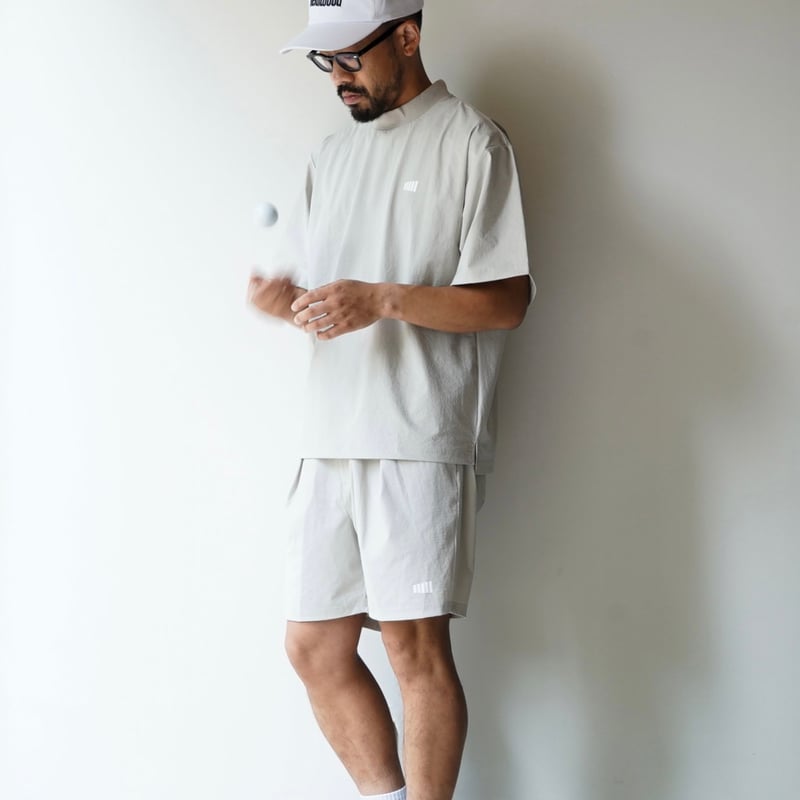 dynamic range Wide Short Pants '25 - Off White