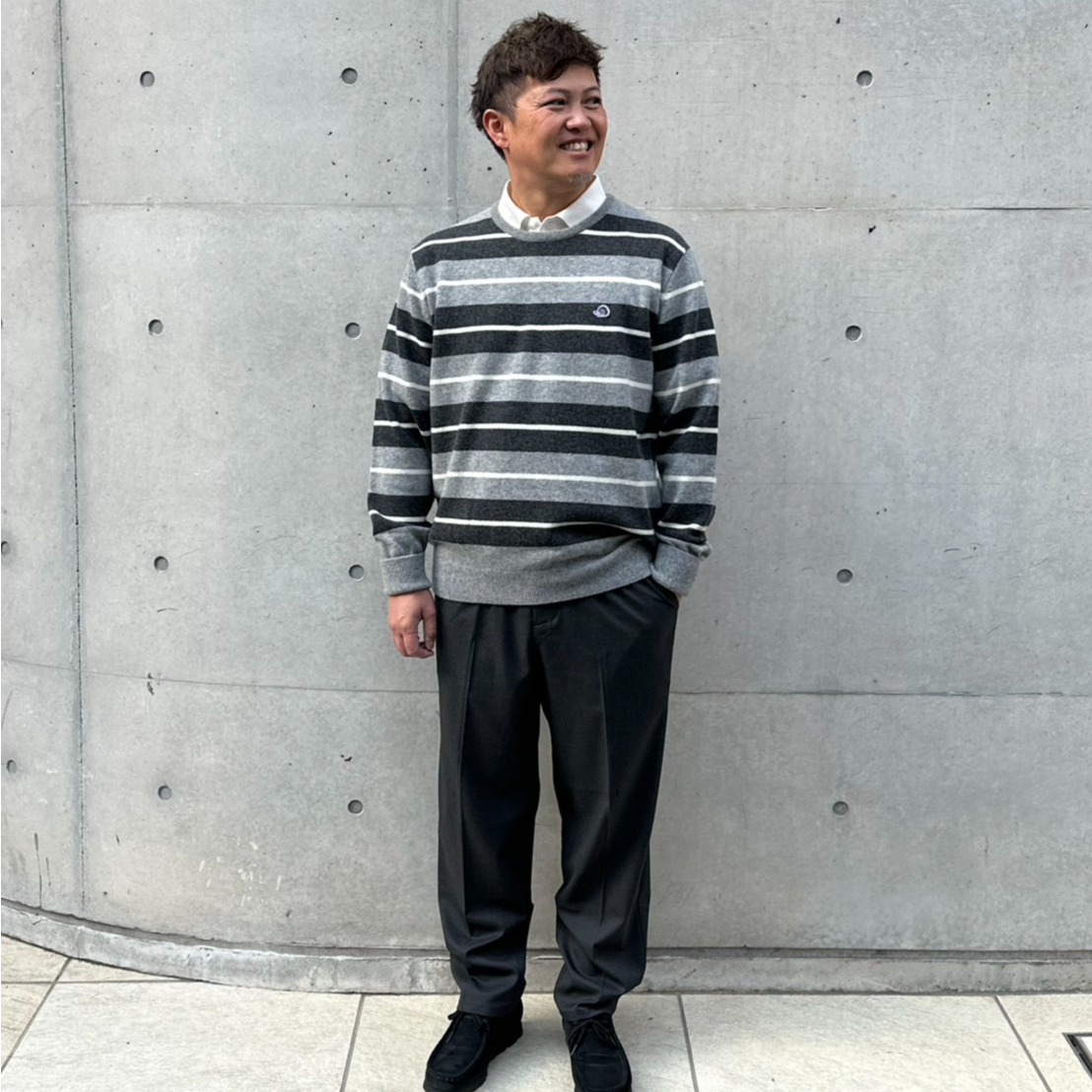 メンズウェア CLUBHAUS Soglia Center Press Easy Pants CLUBHAUS Center Press Easy Pants - Graphite | C