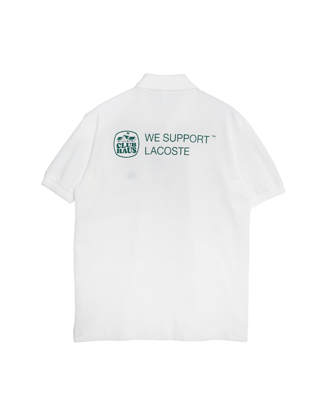 【新品未使用】Clubhaus The Crew Polo ホワイト L CLUBHAUS x Lacoste L.12.12 Light Polo - White |