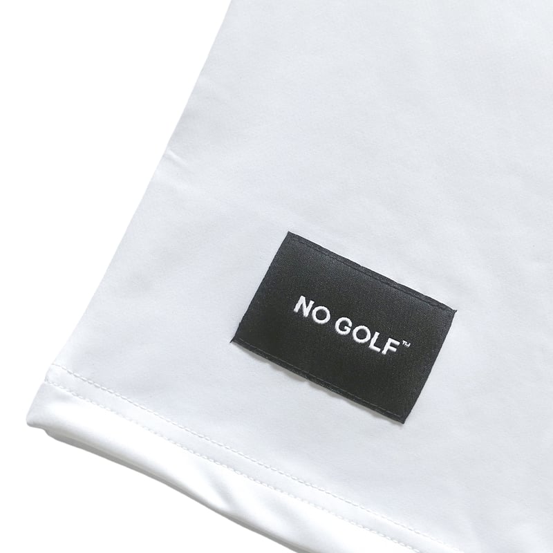 美品 L〜XL NO GOLF CLUBHAUS モックネック 半袖 白 NO GOLF MOCK NECK SS COOLPASS - White | CLUBHAU