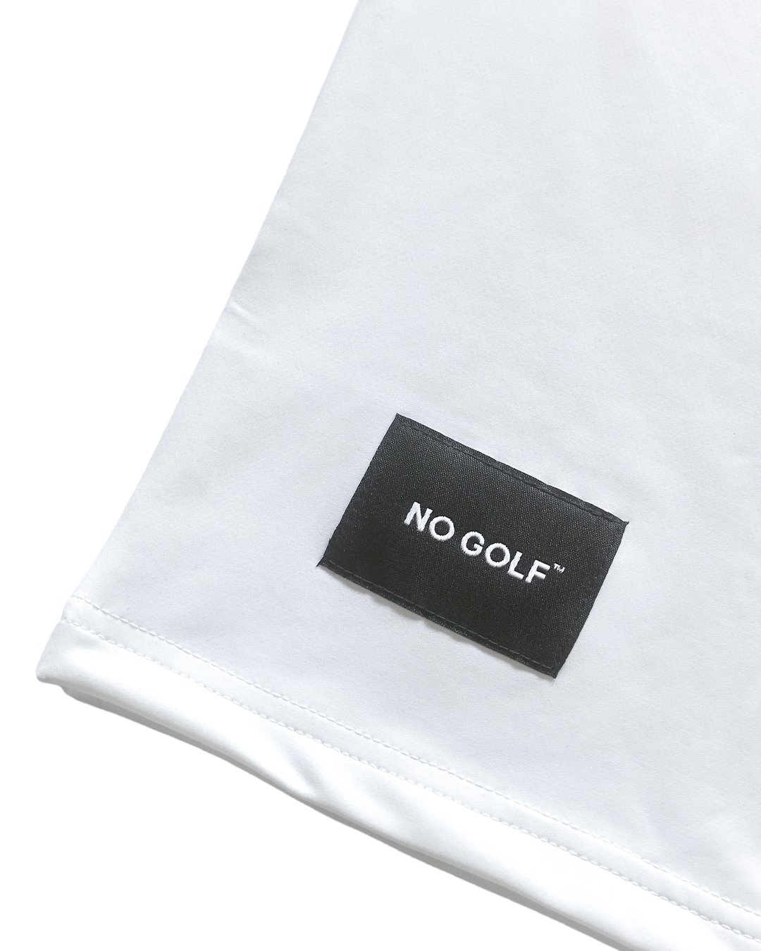 NO GOLF MOCK NECK SS COOLPASS - White | CLUBHAU