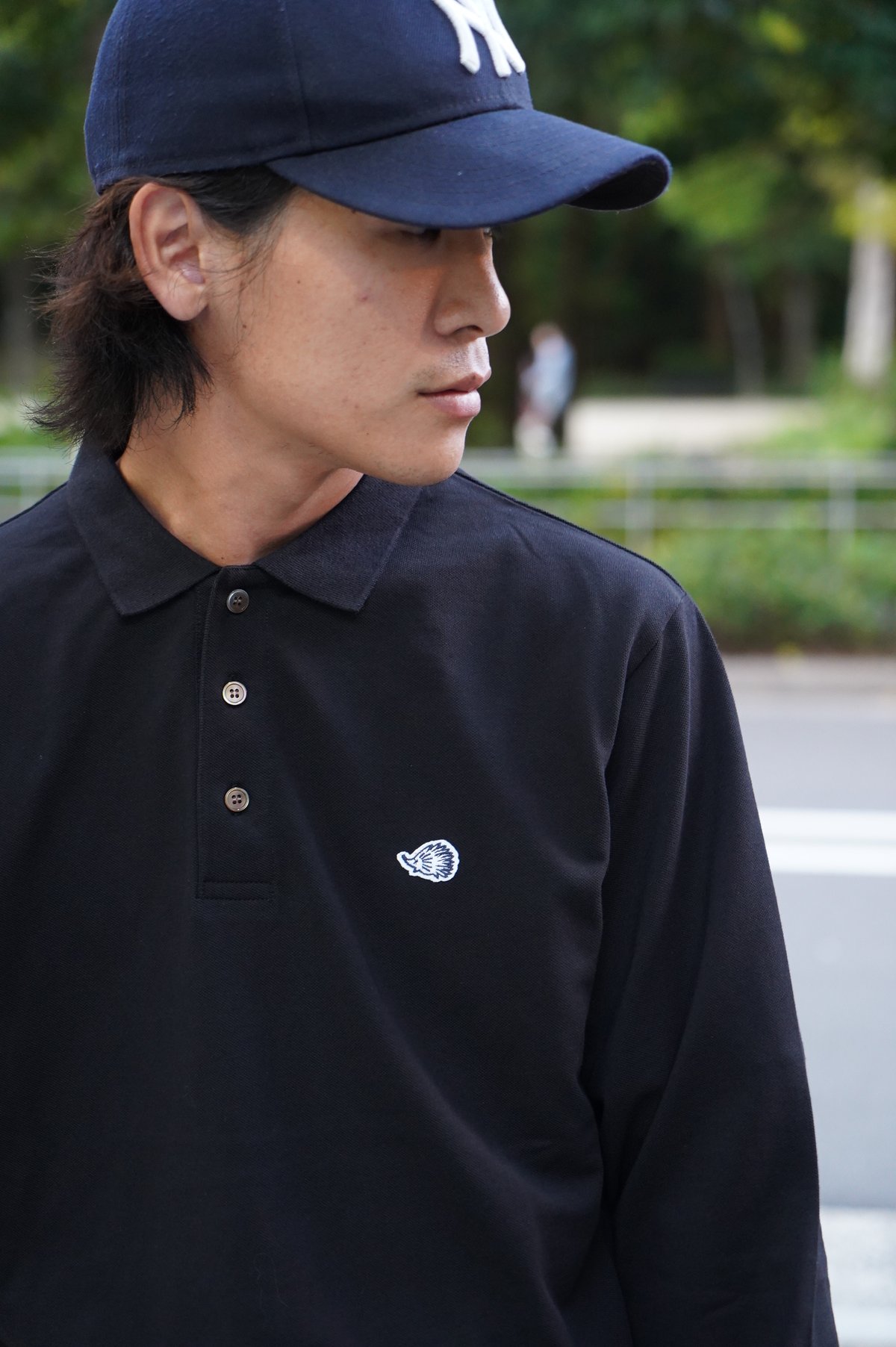 CLUBHAUS Standard L/S Polo - Black | CLUBHAUS | CLUBHAUS Standard L/S Polo - Black | CLUBHAUS |