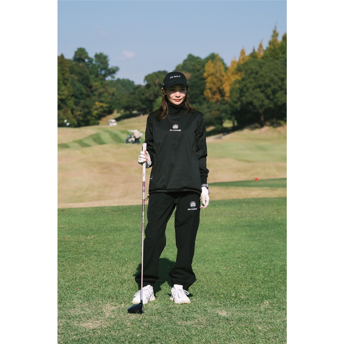 NO GOLF NECK PISTE - Black | CLUBHAUS | クラブハウス