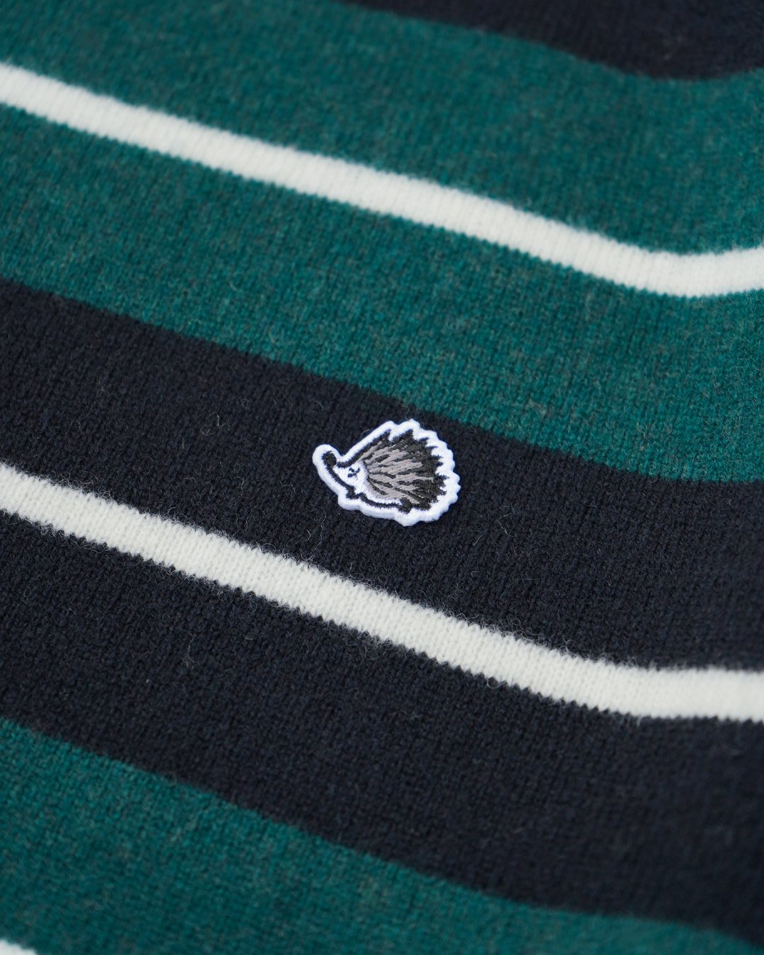 CLUBHAUS L/S Crewneck Knit - Green/Navy/White |